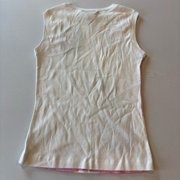 JAMES DEAN‎ 50th Anniversary White & Pink Sleeveless Shirt Y2K 2004 NWT Small - Picture 4 of 12